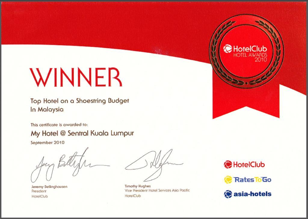 My Hotel @ Sentral Kuala Lumpur Ngoại thất bức ảnh